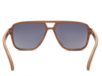Aviator sunglasses with grey lens