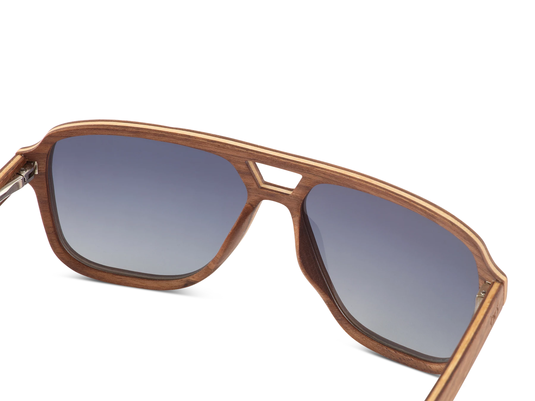 Aviator sunglasses with grey lens