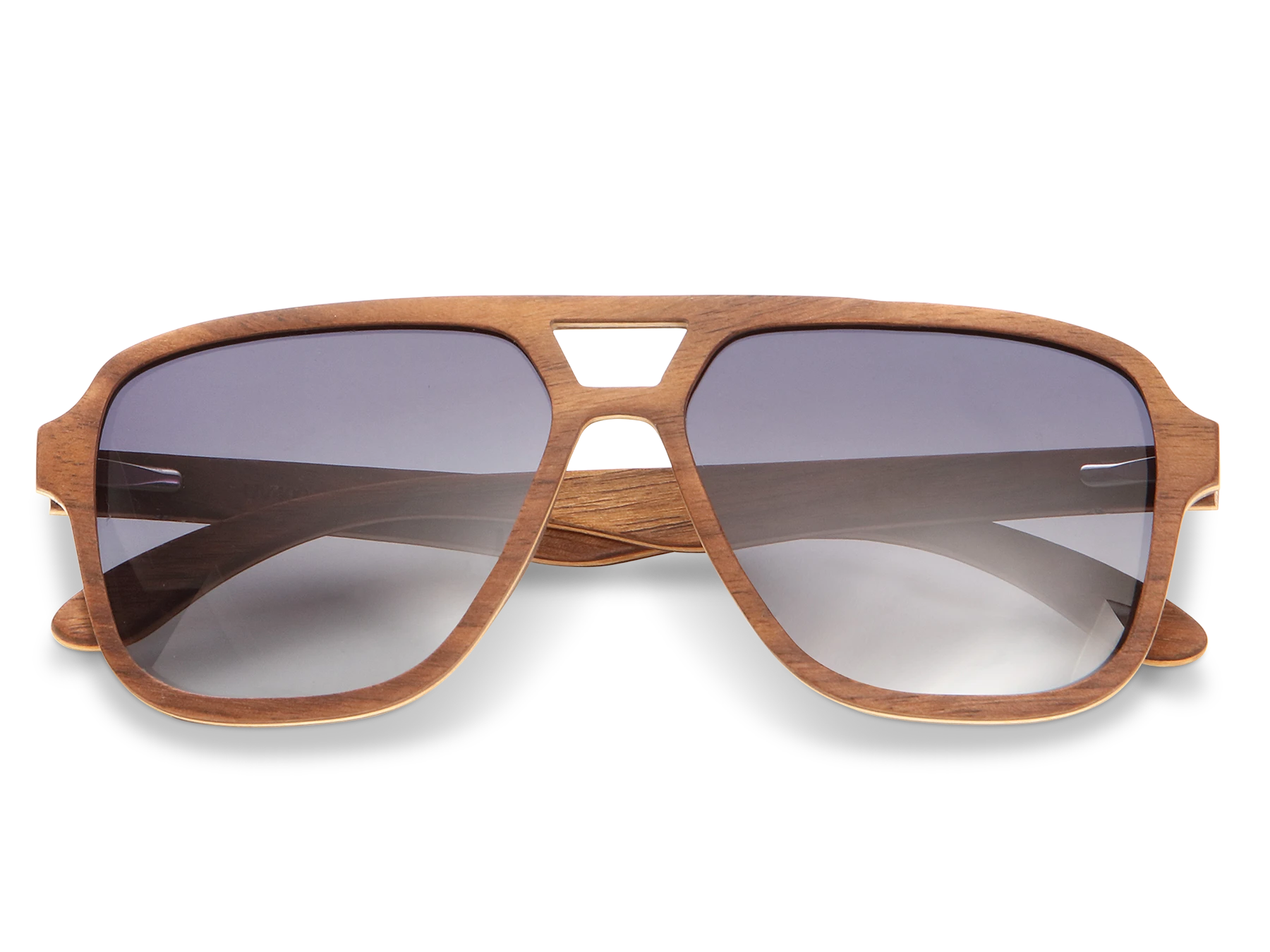 Aviator sunglasses with grey lens