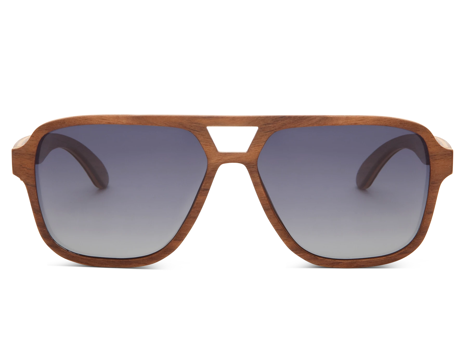Aviator sunglasses with grey lens