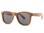 Classic Walnut sunglasses with grey lenses