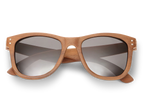 Classic Walnut sunglasses with grey lenses
