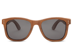 Classic Walnut sunglasses with grey lenses
