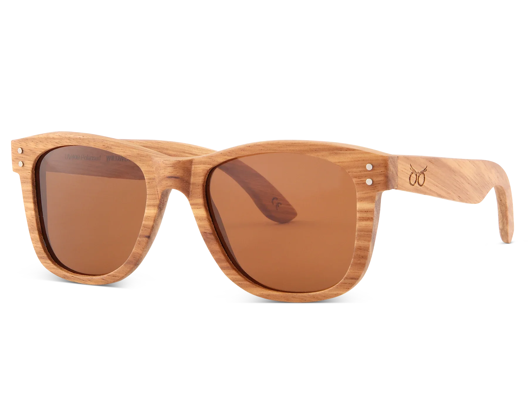 Classic Zebra sunglasses with brown lenses