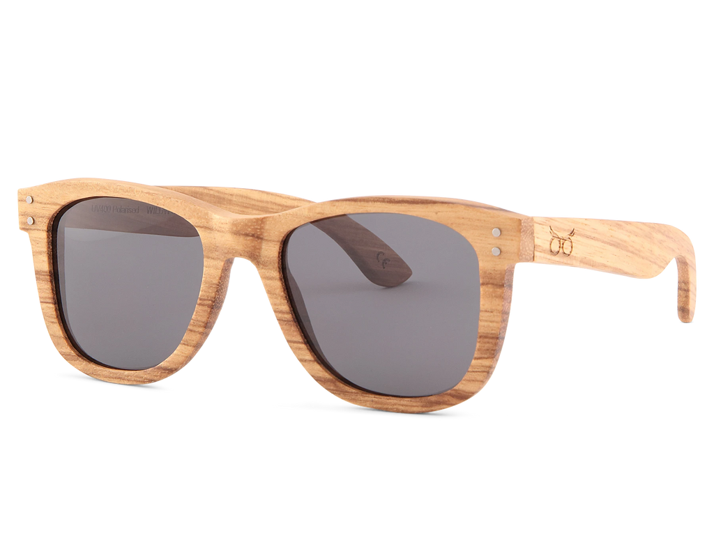 Classic Zebra sunglasses with grey lenses