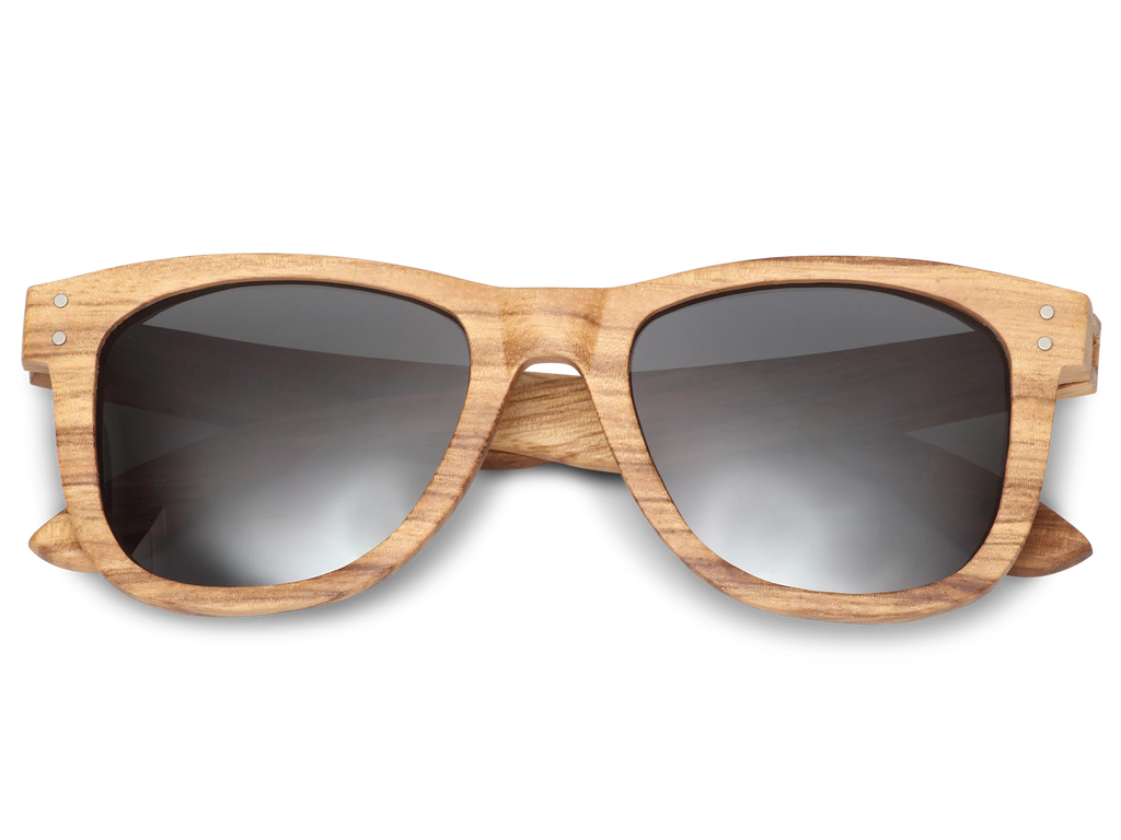 Classic Zebra sunglasses with grey lenses