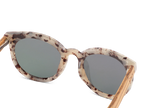Santorini sunglasses with purple lenses