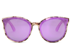 Santorini sunglasses with purple lenses