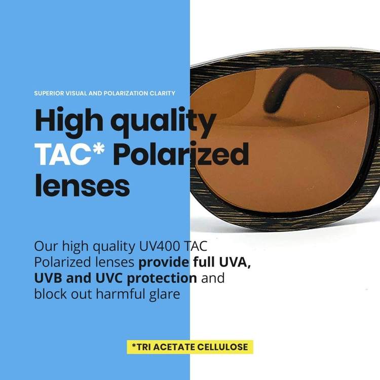 Kids Dark Bamboo (6 to 12 yrs) - Sunglasses by Wildwood