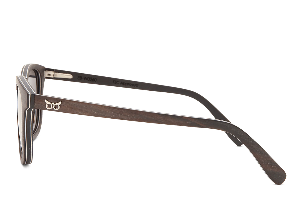 Lisbon - Gorgeous walnut and maple sunglasses - Sunglasses by Wildwood